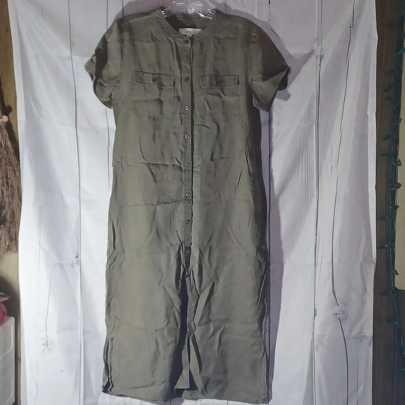 Loft button down dress - Picture 3 of 9